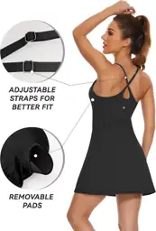 Womens Tennis Dress, 2-in-1 Golf… — Photo 3