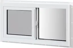 Vinyl Basement Sliding Window, 32"… — Photo 1