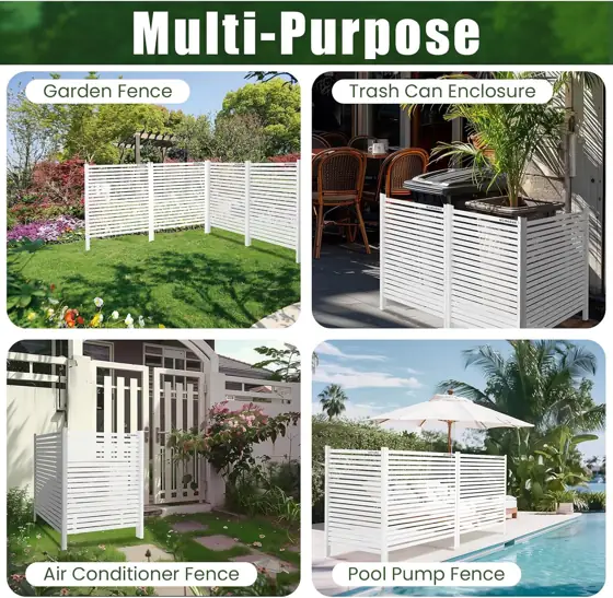 Air Conditioner Fence 3 Panels,… — Photo 3