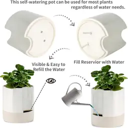 Nihow Ceramic Self Watering Plant… — Photo 3