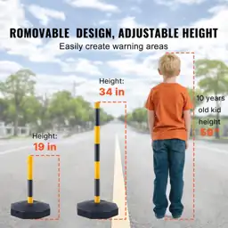 VEVOR Adjustable Traffic Delineator Post… — Photo 2