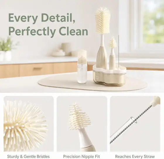 Bottle Cleaning Kit with Push-Press… — Photo 3