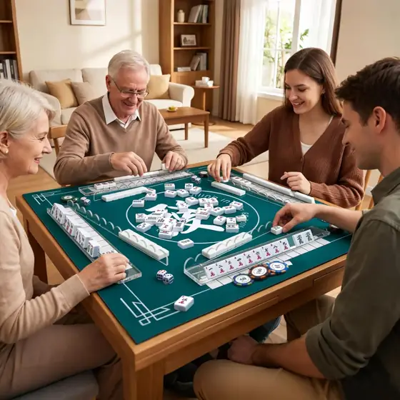 Mahjong Racks with Magnetic Pushers,… — Photo 3