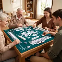 Mahjong Racks with Magnetic Pushers,… — Photo 3