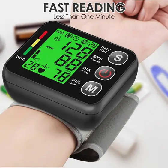 Wrist Blood Pressure Monitor, Automatic… — Photo 2