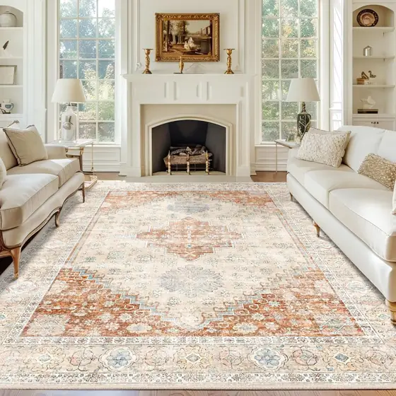 MUJOO 8x10 Area Rugs Washable… — Photo 1