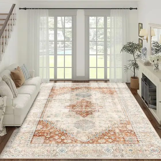 MUJOO 8x10 Area Rugs Washable… — Photo 2