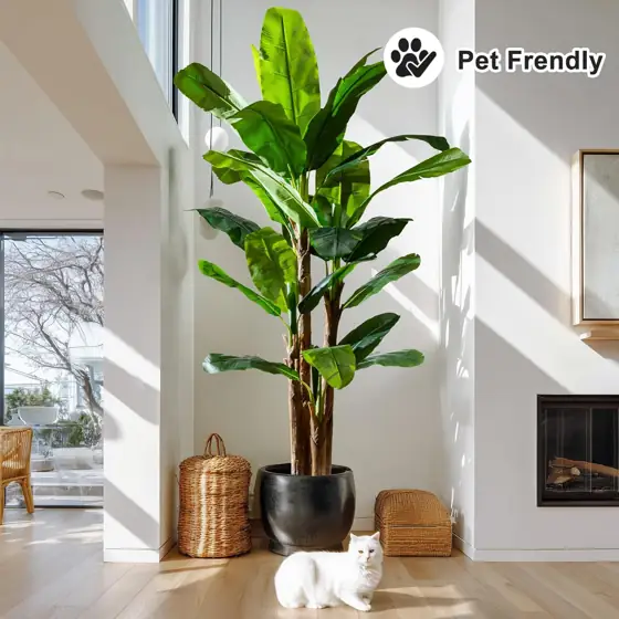 Artificial Banana Tree 9ft, Low-Maintenance… — Photo 2