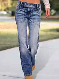 Flamingals Wide Leg Jeans for… — Photo 2