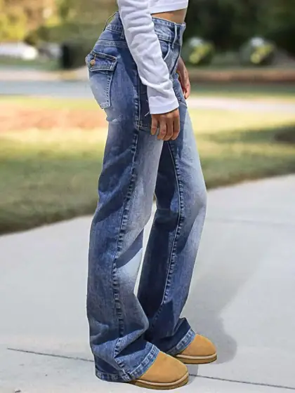 Flamingals Wide Leg Jeans for… — Photo 3