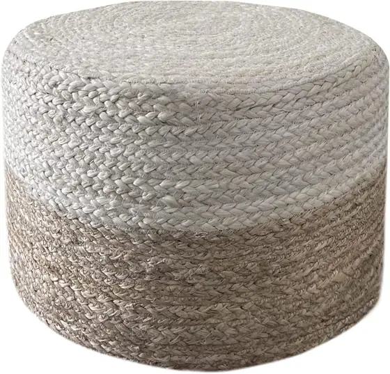 Pouf Ottoman 100% Jute Pouffe… — Photo 3