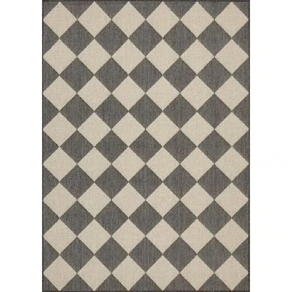 Hampton Bay Black/Ivory Diamond 8… — Photo 1