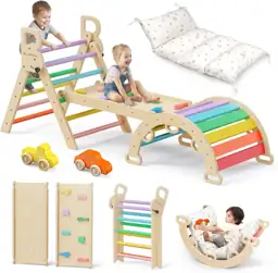 BlueWood Pikler Triangle Set with… — Photo 1