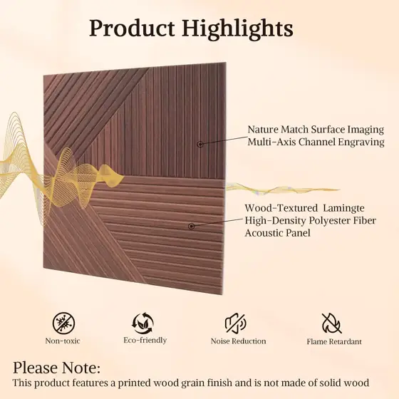 Acoustic Wall Panels, 8 Piece… — Photo 3