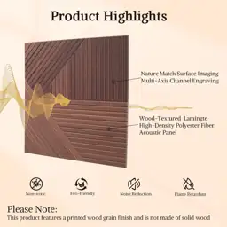 Acoustic Wall Panels, 8 Piece… — Photo 3