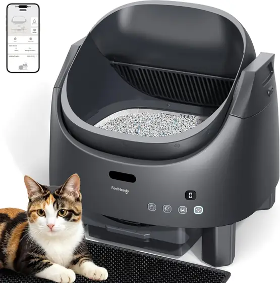 FeelNeedy Automatic Self-Cleaning Litter Box… — Photo 1