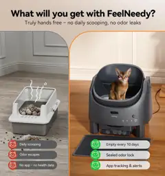 FeelNeedy Automatic Self-Cleaning Litter Box… — Photo 2