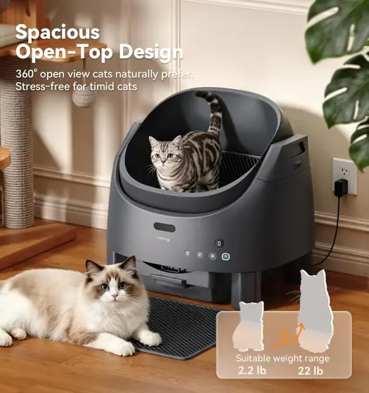 FeelNeedy Automatic Self-Cleaning Litter Box… — Photo 3