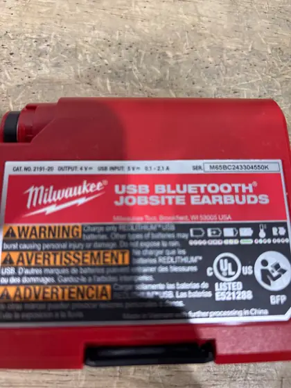 Milwaukee Redlithium Bluetooth Ear Plugs/Ear… — Photo 5