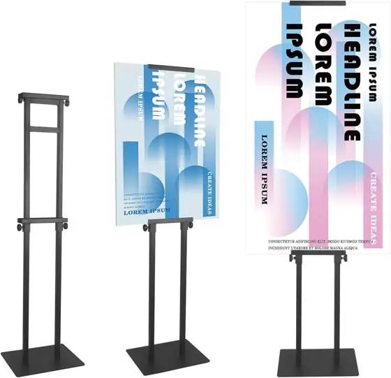 QKA Heavy-Duty Poster Stand, Adjustable… — Photo 1