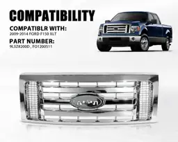 Front Bumper Grille Grill Fit… — Photo 2