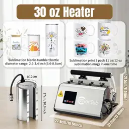 ColorSub Tumbler Heat Press Machine… — Photo 2