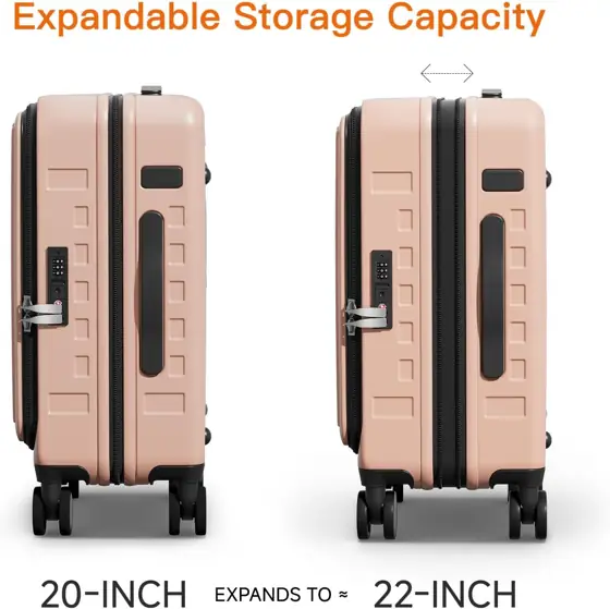 Expandable PC Hard Shell Carry-On… — Photo 2