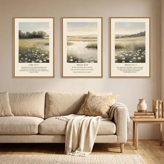 BICERE Large Christian Scripture Framed… — Photo 1