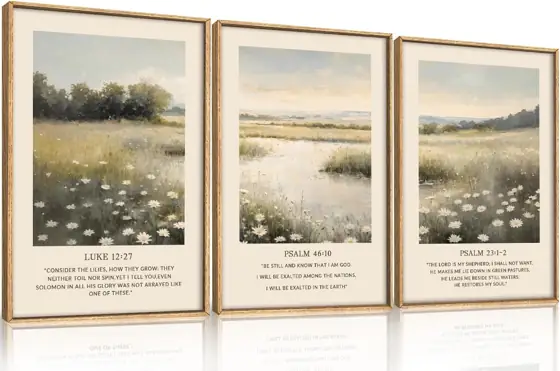 BICERE Large Christian Scripture Framed… — Photo 2