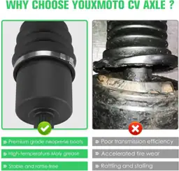 Youxmoto CV Axles & Wheel… — Photo 2