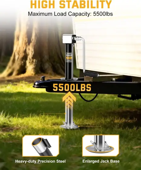 5500 lbs A-Frame Trailer Jack,… — Photo 2