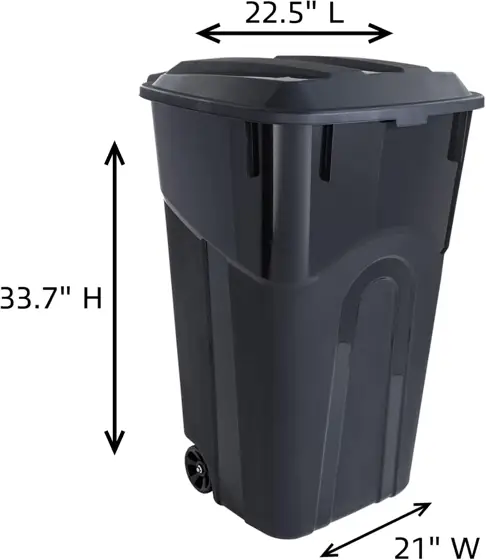 United Solutions 32-Gallon Wheeled Outdoor… — Photo 2