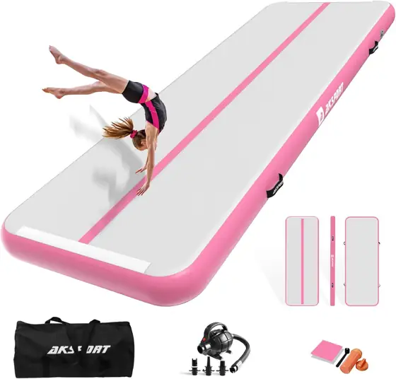 AKSPORT Inflatable Gymnatsics Mat Tumble… — Photo 1