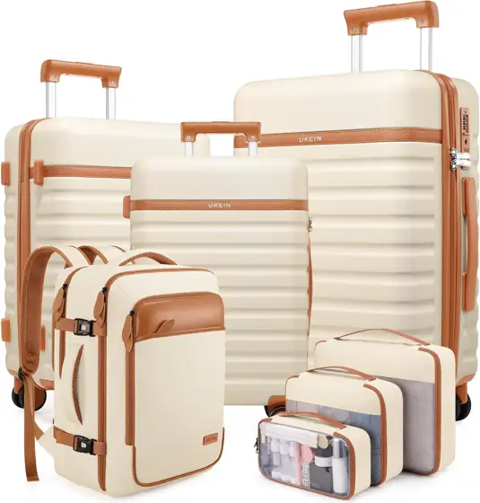 Luggage Sets 7 Piece,Hardside Large… — Photo 1