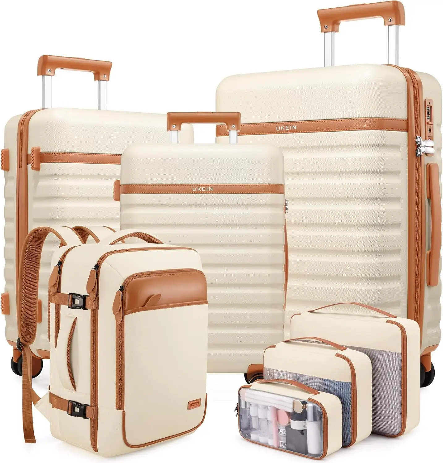 Luggage Sets 7 Piece,Hardside Large… — Photo 1