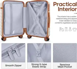 Luggage Sets 7 Piece,Hardside Large… — Photo 2