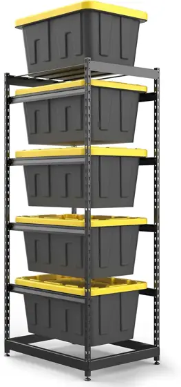 27-Gallon Tote Storage Rack, Heavy-Duty… — Photo 1