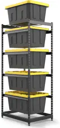 27-Gallon Tote Storage Rack, Heavy-Duty… — Photo 1