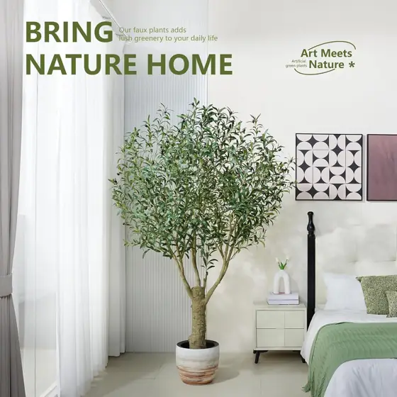 VeriNatural 7FT UV-Resistant Artificial Olive… — Photo 2