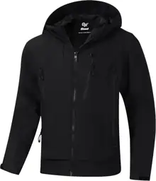 Men's Hooded Softshell Jacket Lightweight,… — Photo 1