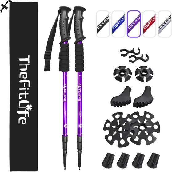 Telescopic Trekking Poles for Hiking,… — Photo 1