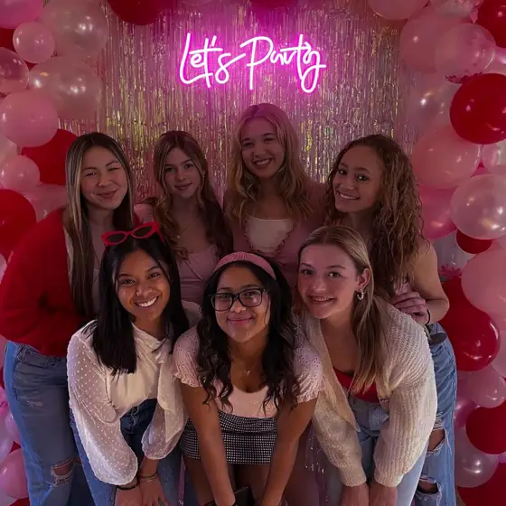Let's Party Neon Sign -… — Photo 2