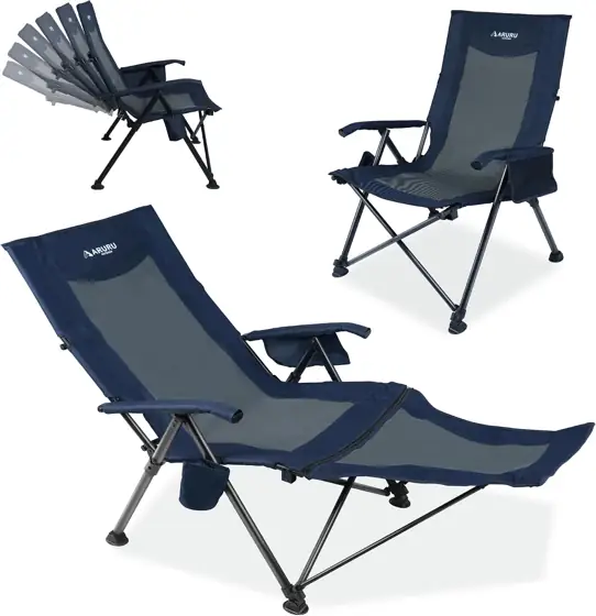2-in-1 Reclining Camping Chair — Photo 1