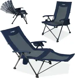 2-in-1 Reclining Camping Chair — Photo 1