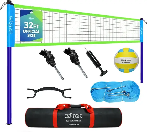 Zdgao 32FT Outdoor&Portable Volleyball Net-Adjustable… — Photo 1