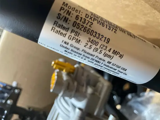 DEWALT 3400 PSI 2.5 GPM… — Photo 6