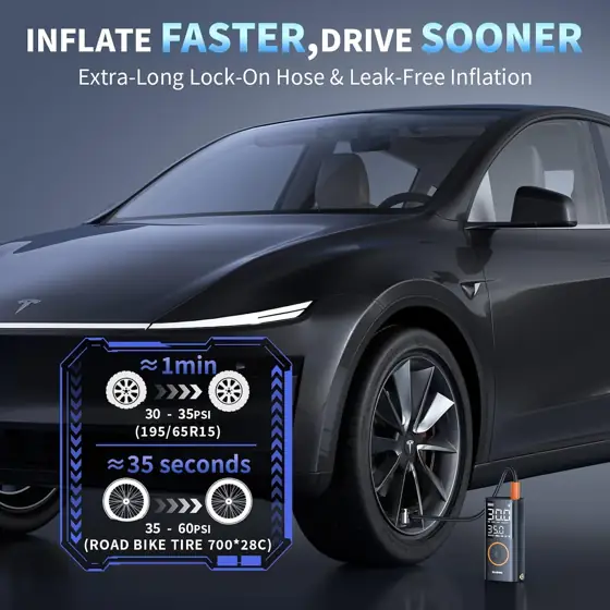 OlarHike Tire Inflator Portable Air… — Photo 2