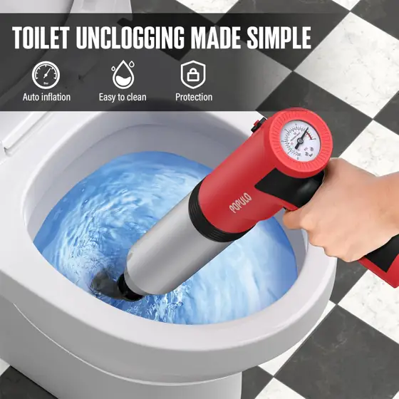 POPULO Electric Toilet Plunger, Air… — Photo 2