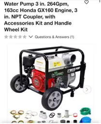 Water Pump 3 in. 264Gpm,… — Photo 1
