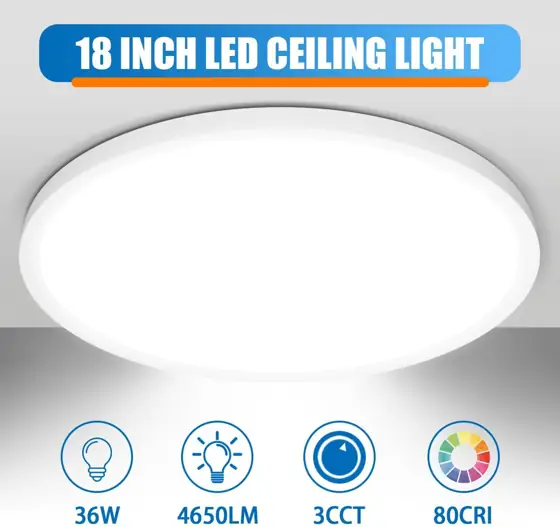 Allsmartlife LED Flush Mount Ceiling… — Photo 2